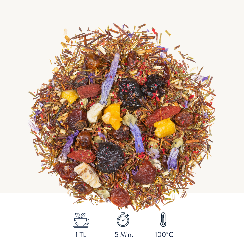 Grüner Rooibos Marille Gojibeere